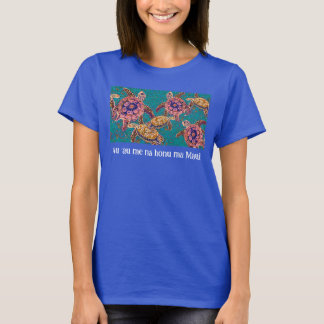 Camiseta "Nade com Tartarugas Marinhas em Maui"