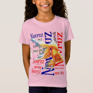 Camiseta Nade Para a Primavera Feliz Nowruz