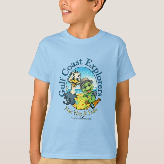 Camiseta Nae Nae & Lulu Gulf Coast Explorers (Frente)