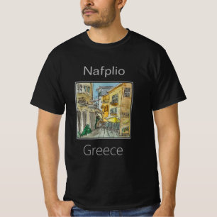 Camiseta Nafplio Market Street, Grécia