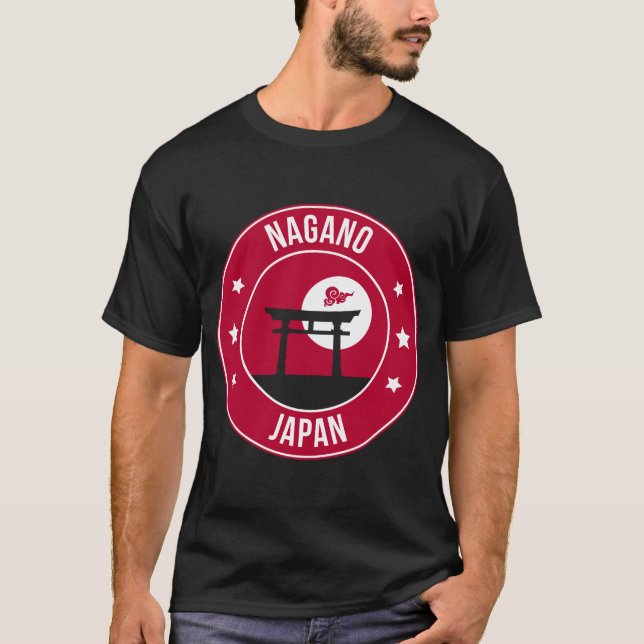 Camiseta Nagano, Japão Cidade (Frente)