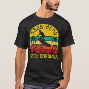 Camiseta Nags Head Beach North olina Surfing Ocean V