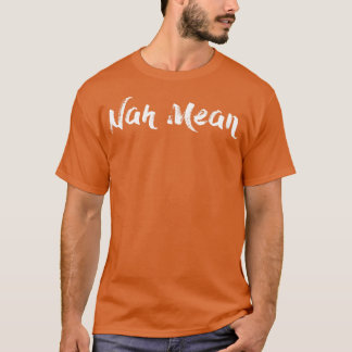 Camiseta Nah Mean Nahmedia Trevor Noah Brush White