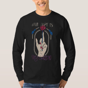 Camiseta Nail Art É Meu Cardio Nail Tech