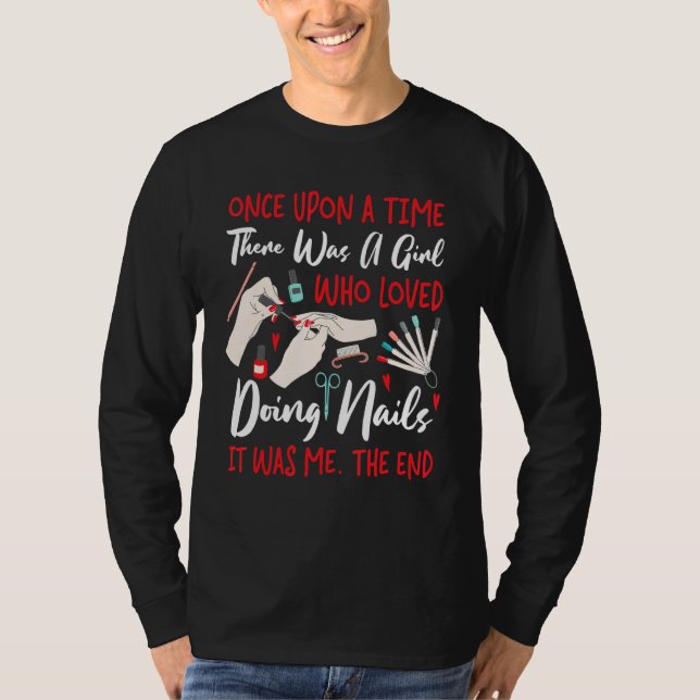 Camiseta Nail Tech Work Uniform Nail Polonês (Frente)