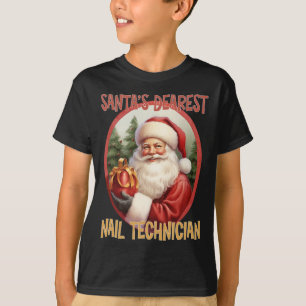 Camiseta Nail Technicay Natal Love Xmas
