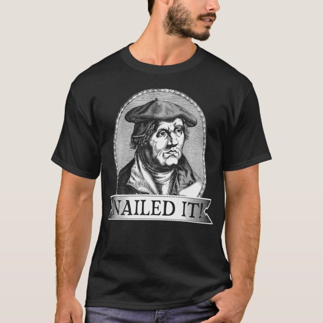 Camiseta Nails Martin Luther Reformation Day Theology H (Frente)