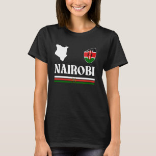 Camiseta Nairobi Kenya Flag, Nairobi Kenya, Nairobi, Nairob