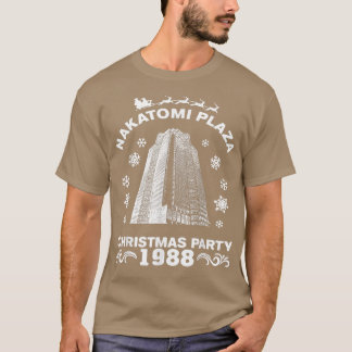 Camiseta Nakatomi Plaza Festa de Natal 1988 Men Boy Pop Cu