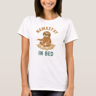 Camiseta Namast’ay Na Cama De Yoga
