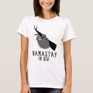 Camiseta namast'ay na preguiça da cama