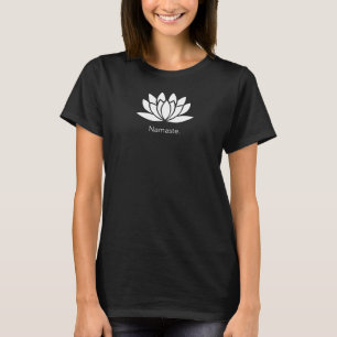 Camiseta Namaste com a flor de Lotus espiritual
