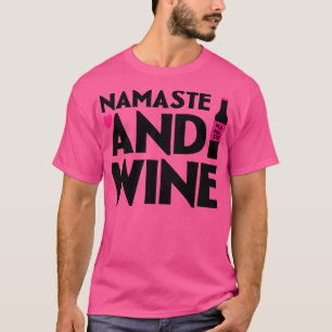 Camiseta Namaste e Vinho