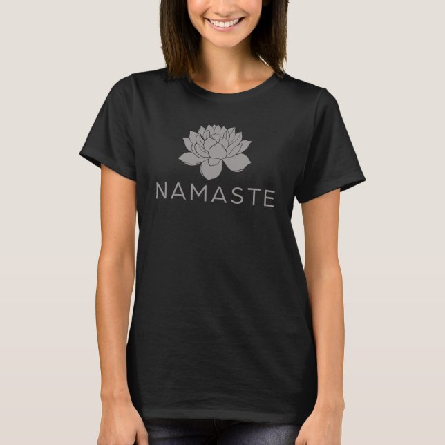 Camiseta Namaste Lotus Flower (Frente)