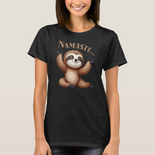 Camiseta Namaste, Meditação Engraçada