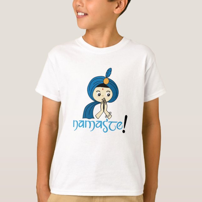 Camiseta Namaste! (Menino) (Frente)