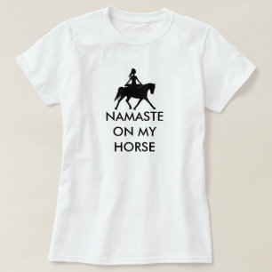 CAMISETA NAMASTE NO MEU CAVALO