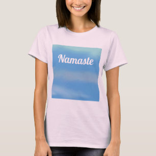 Camiseta Namaste Serene sky White T-Shirt