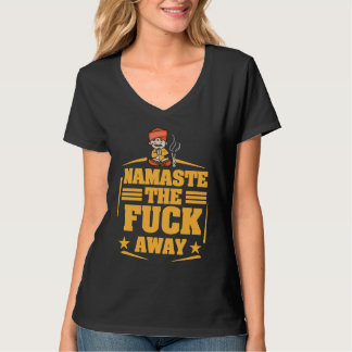 Camiseta Namaste The Fck Away Desi Bollywood Sarcastic Funn