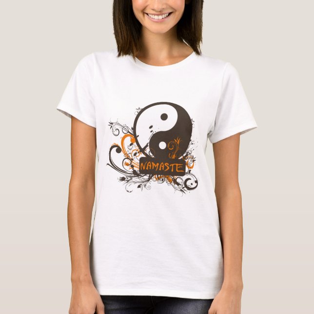 Camiseta Namaste Yin Yang (Frente)