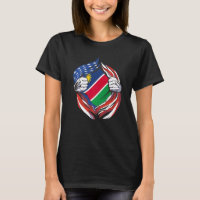 Namíbia Bandeira Americana Orgulho do Meu Heritag