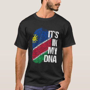 Camiseta Namíbia Flag Dna Roots Heritage Pride Home Vacatic
