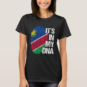 Camiseta Namíbia Flag Dna Roots Heritage Pride Home Vacatic