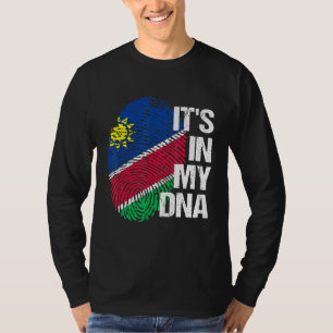 Camiseta Namíbia Flag Dna Roots Heritage Pride Home Vacatic