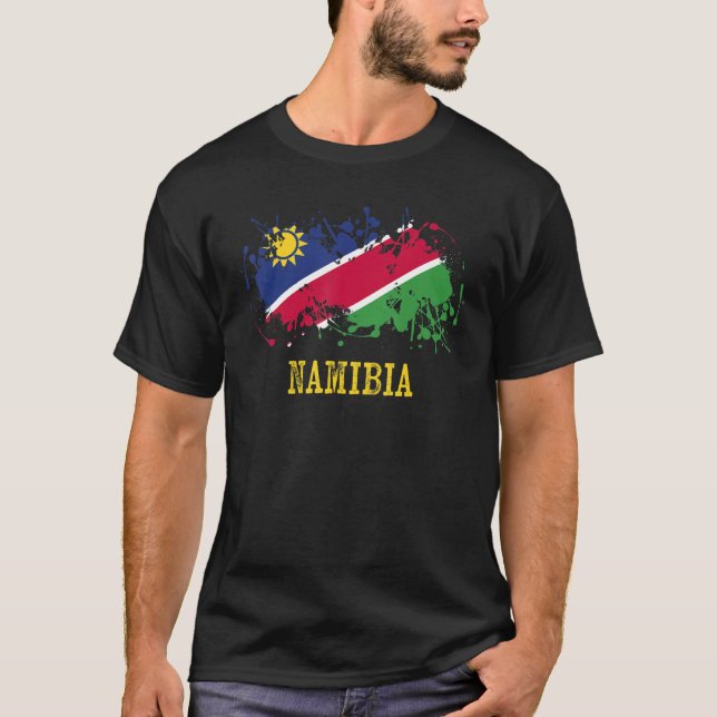 Camiseta Namibian enthusiasts for Namibia and Namibia (Frente)