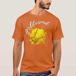 Camiseta Namorada Baseball Colorida
