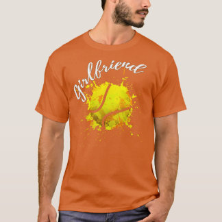 Camiseta Namorada Baseball Colorida
