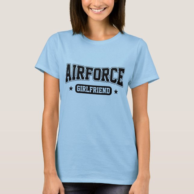 Camiseta Namorada da força aérea (Frente)