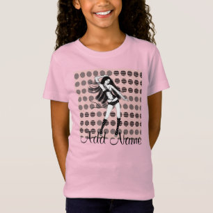 Camiseta namorada dançarina cor-de-rosa 