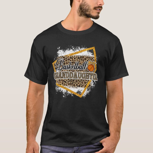 Camiseta Namorada de basquetebol Família Leopardo Sangrada  (Frente)