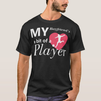 Camiseta Namorada de futebol