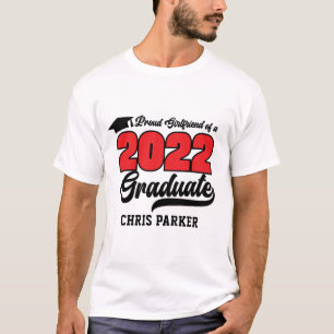 Camiseta NAMORADA de orgulho PERSONALIZADO de um Formando T