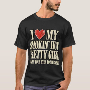 Camiseta Namorada Deslumbrante Olhe Mas Não Toque   Bo Humo