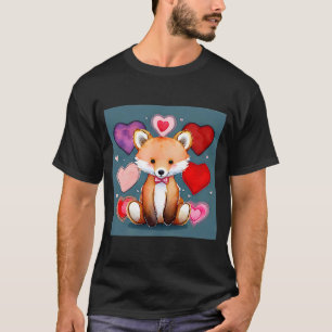 Camiseta Namorada dia de os namorados Amor Ursinho Fox Fox