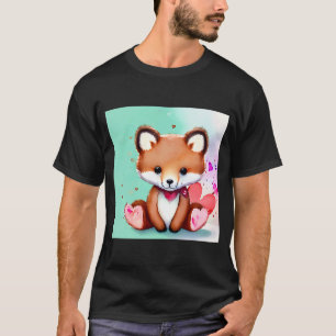 Camiseta Namorada dia de os namorados Amor Ursinho Fox Fox