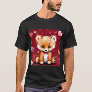 Camiseta Namorada dia de os namorados Amor Ursinho Fox Fox