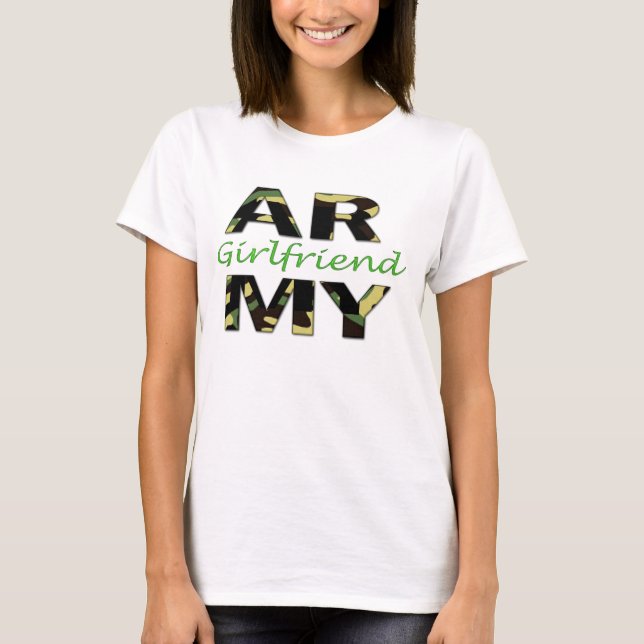 Camiseta Namorada do exército (Frente)