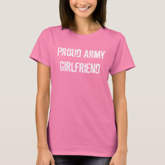 Camiseta Namorada do exército!