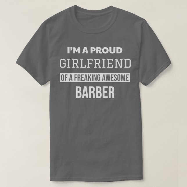 Camiseta Namorada do Orgulho de Barber (Frente do Design)