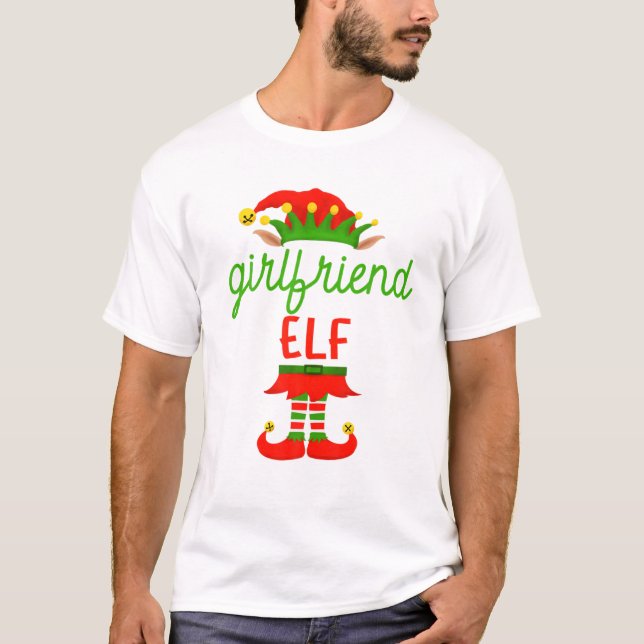 Camiseta Namorada Elf Funny Match Group (Frente)