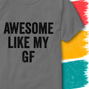 Camiseta Namorada Engraçada Citação de Casais Incrível Como