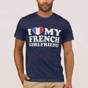 Camiseta Namorada francês