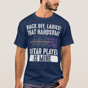 Camiseta Namorada Guitarista Que Belga Violão