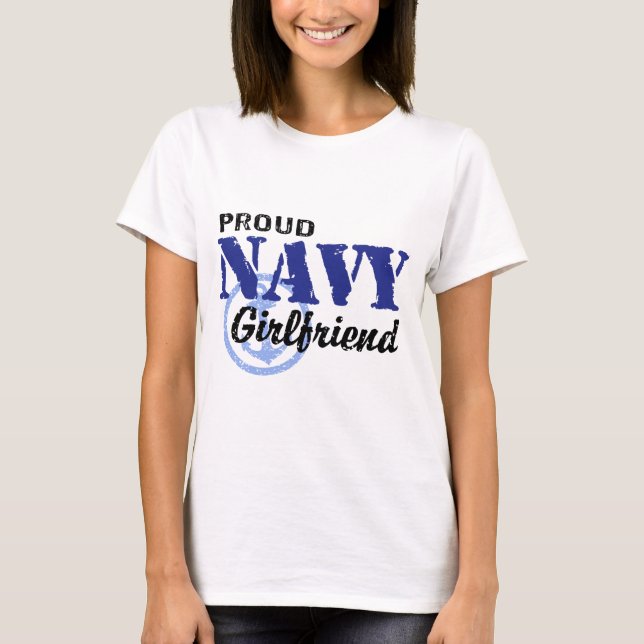 Camiseta Namorada marinho (Frente)