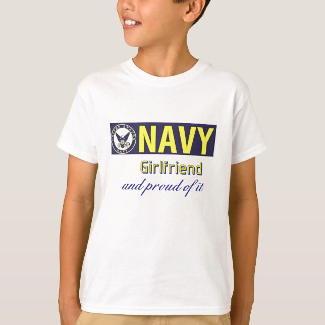 Camiseta Namorada marinho (Frente)