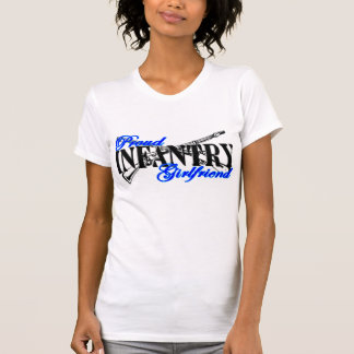Camiseta Namorada orgulhoso da infantaria